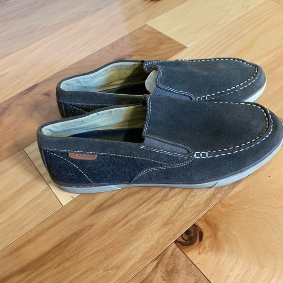 Bass wool and suede Olsen boat shoes. 12 - Picture 2 of 5